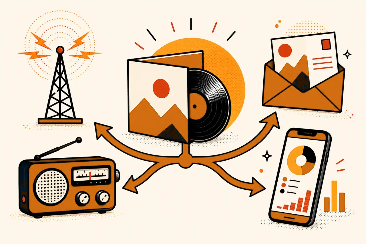 Percorsi di promozione radiofonica, digital delivery e streaming